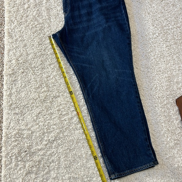 NWT OLD NAVY 18 high rise button fly slouchy straight w secret slim pocket jeans - Picture 8 of 10